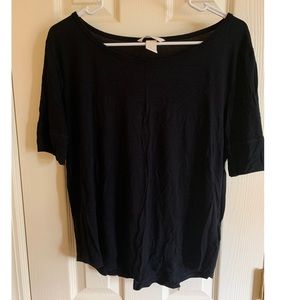 🧨👗 3 for $25👗🧨 black 3/4 sleeve top